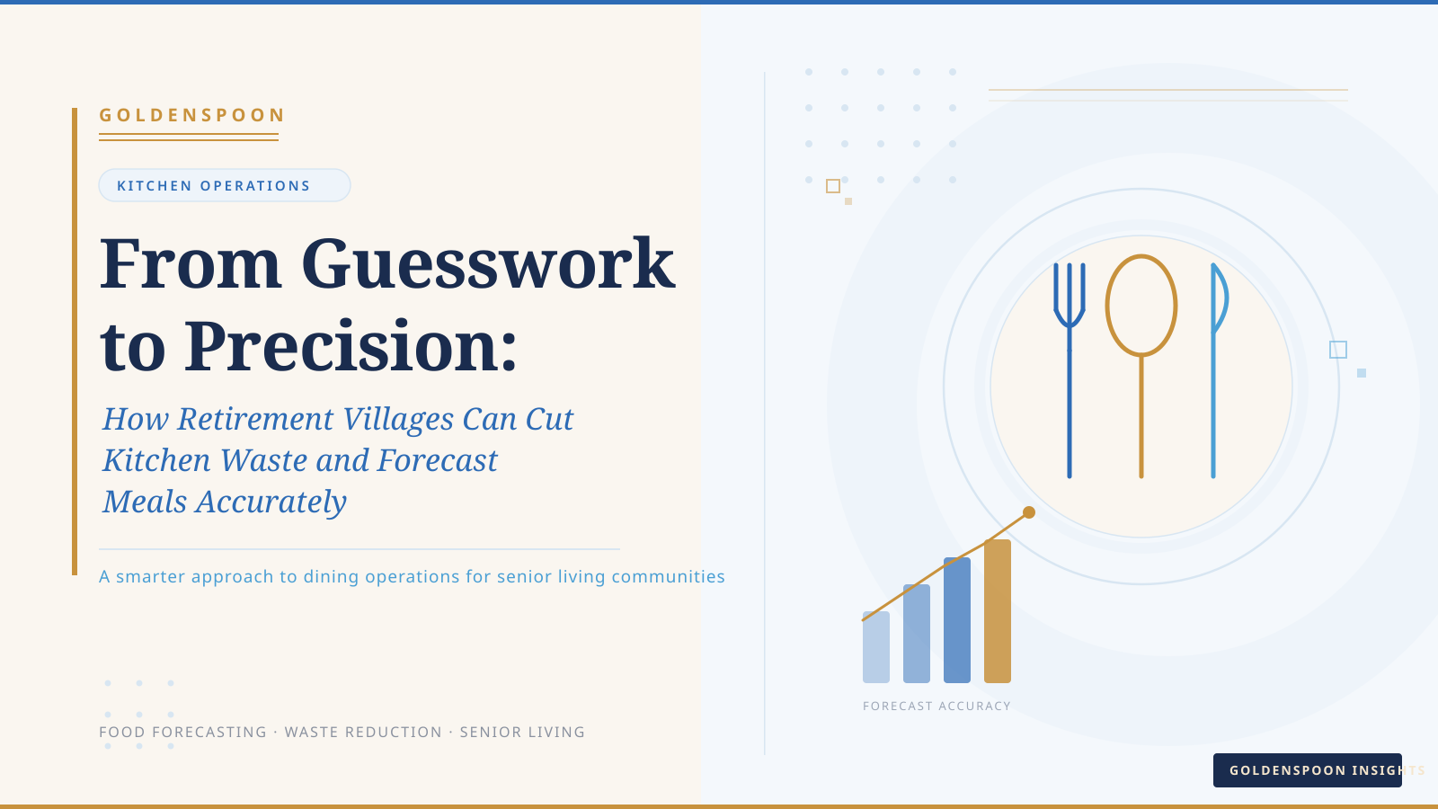 From Guesswork to Precision: How Retirement Villages Can Cut Kitchen Waste and Forecast Meals Accurately