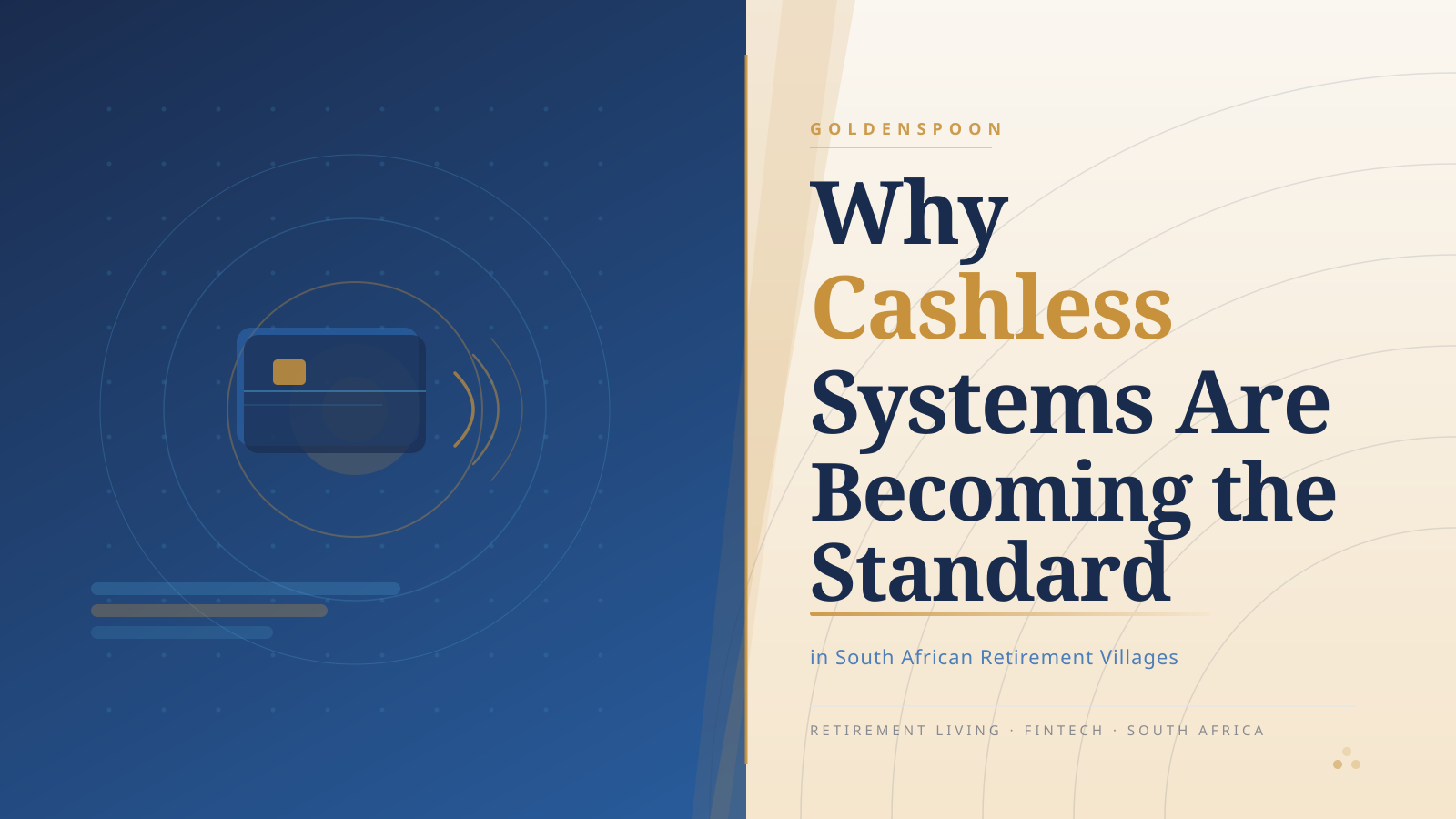 Why Cashless Systems Are Becoming the Standard in South African Retirement Villages